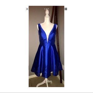 Nina Canacci Short Royal Blue Formal Dress 12NWT